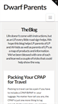Mobile Screenshot of dwarfparents.com